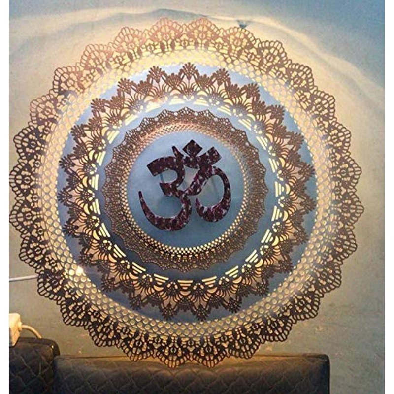Big Round OM with LED Light for Decoration