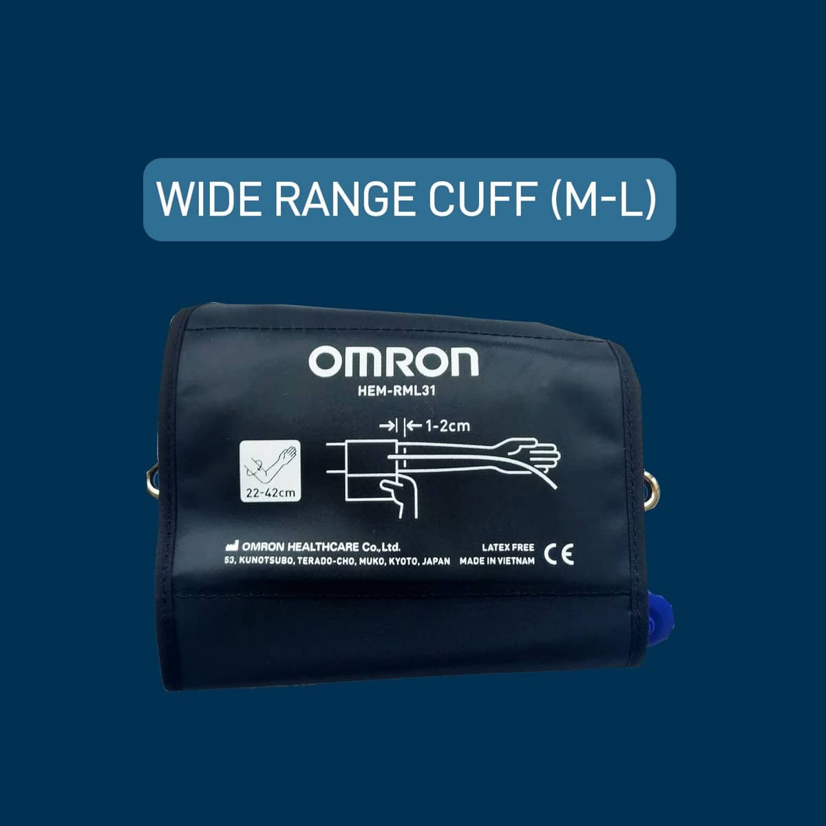 Omron Wide Range Cuff (M-L)