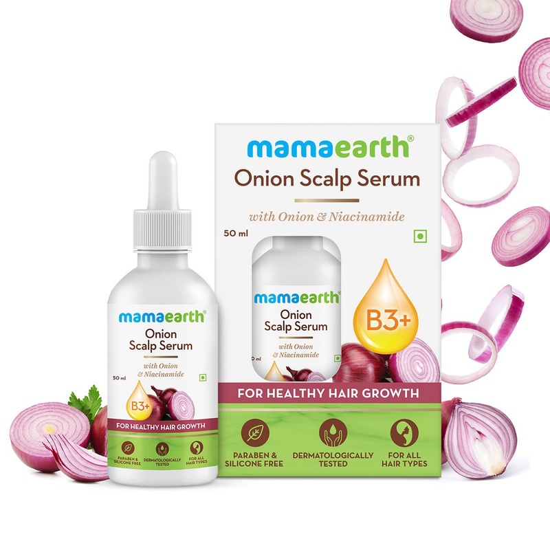 Mamaearth Onion Hair Serum With Onion And Biotin (100 ml)