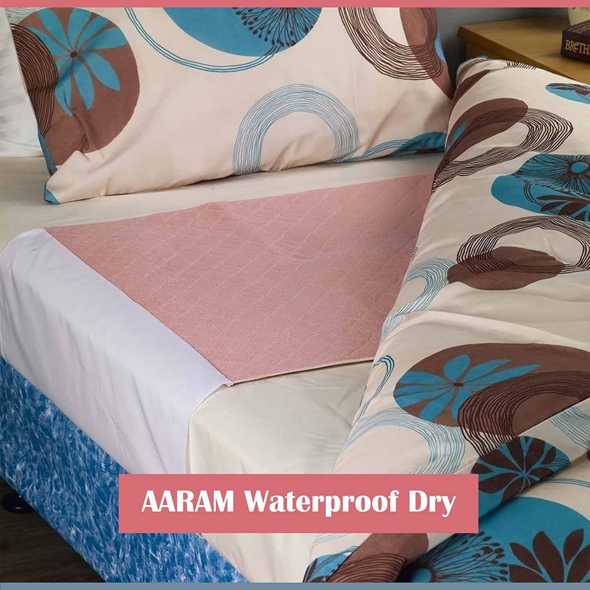 Oyo Baby Aaram Ultrashort Waterproof Dry Rubber Cloth For Bed Protection (39 x 36 Inches)