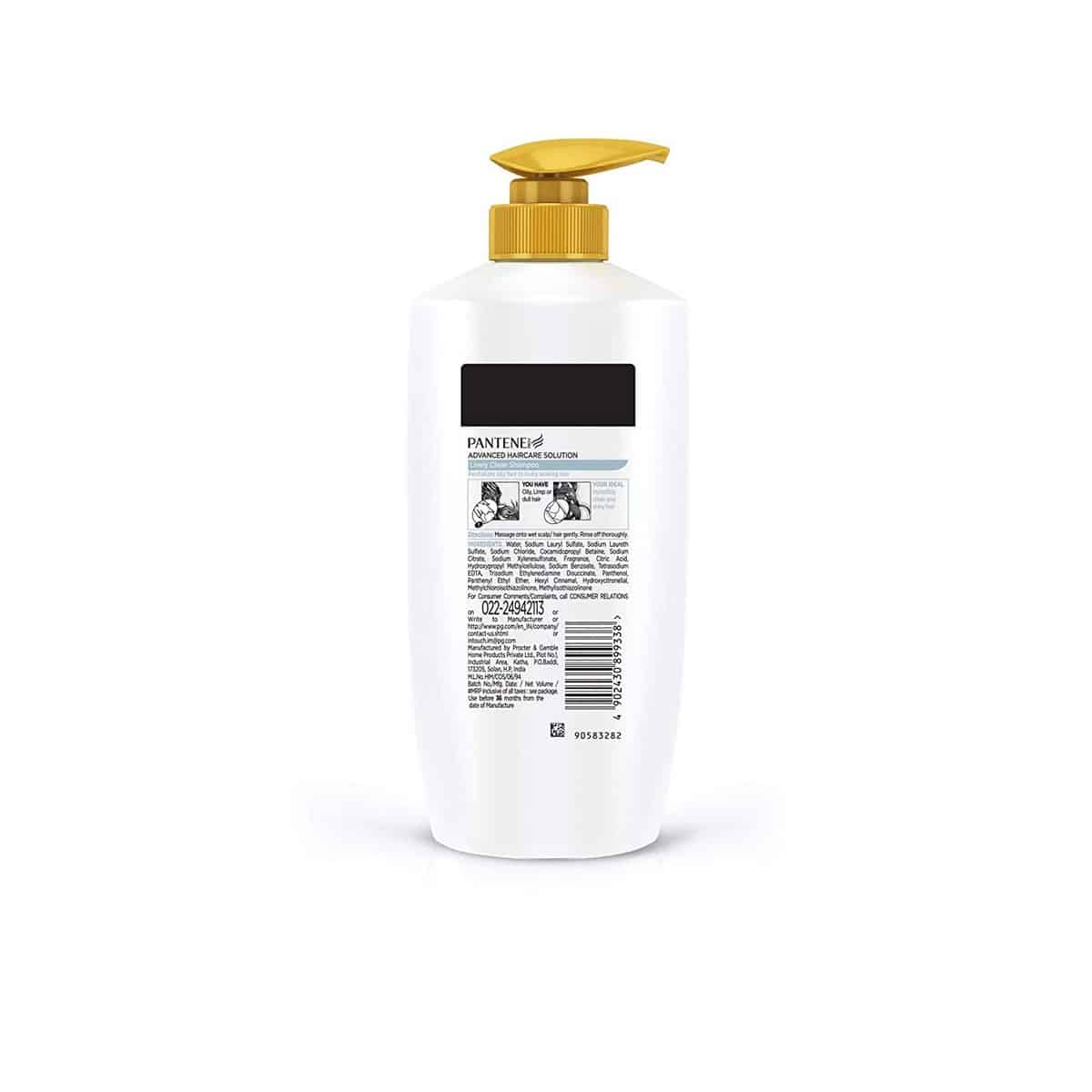 Pantene Advanced Hair Care Solution Lively Clean Shampoo (650 ml)