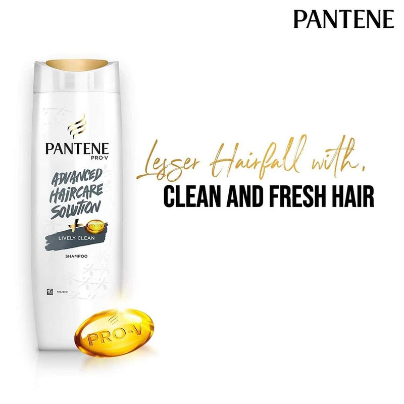 Pantene Advanced Hair Care Solution Lively Clean Shampoo (650 ml)