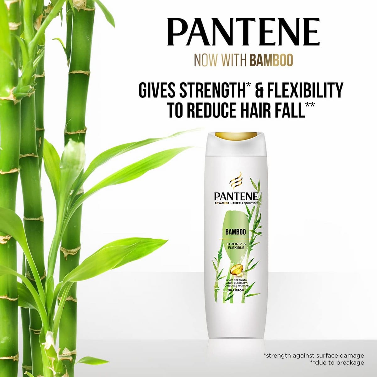 Pantene Advanced Hairfall Solution with Bamboo Shampoo (340 ml)