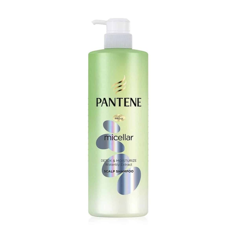 Pantene Micellar Detox & Moisturize Waterlily Extract Scalp Shampoo (530 ml)
