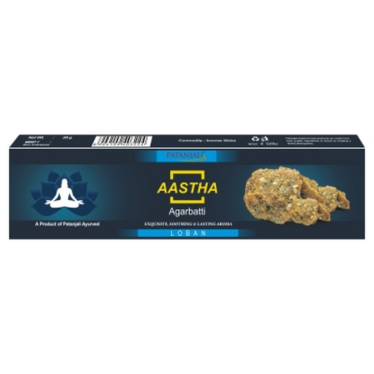 Patanjali Aastha Agarbatti Loban (20 gm)