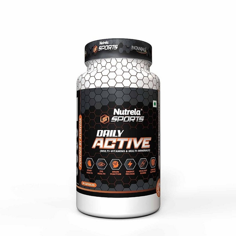 Patanjali Nutrela Sports Daily Active (90 Capsule)