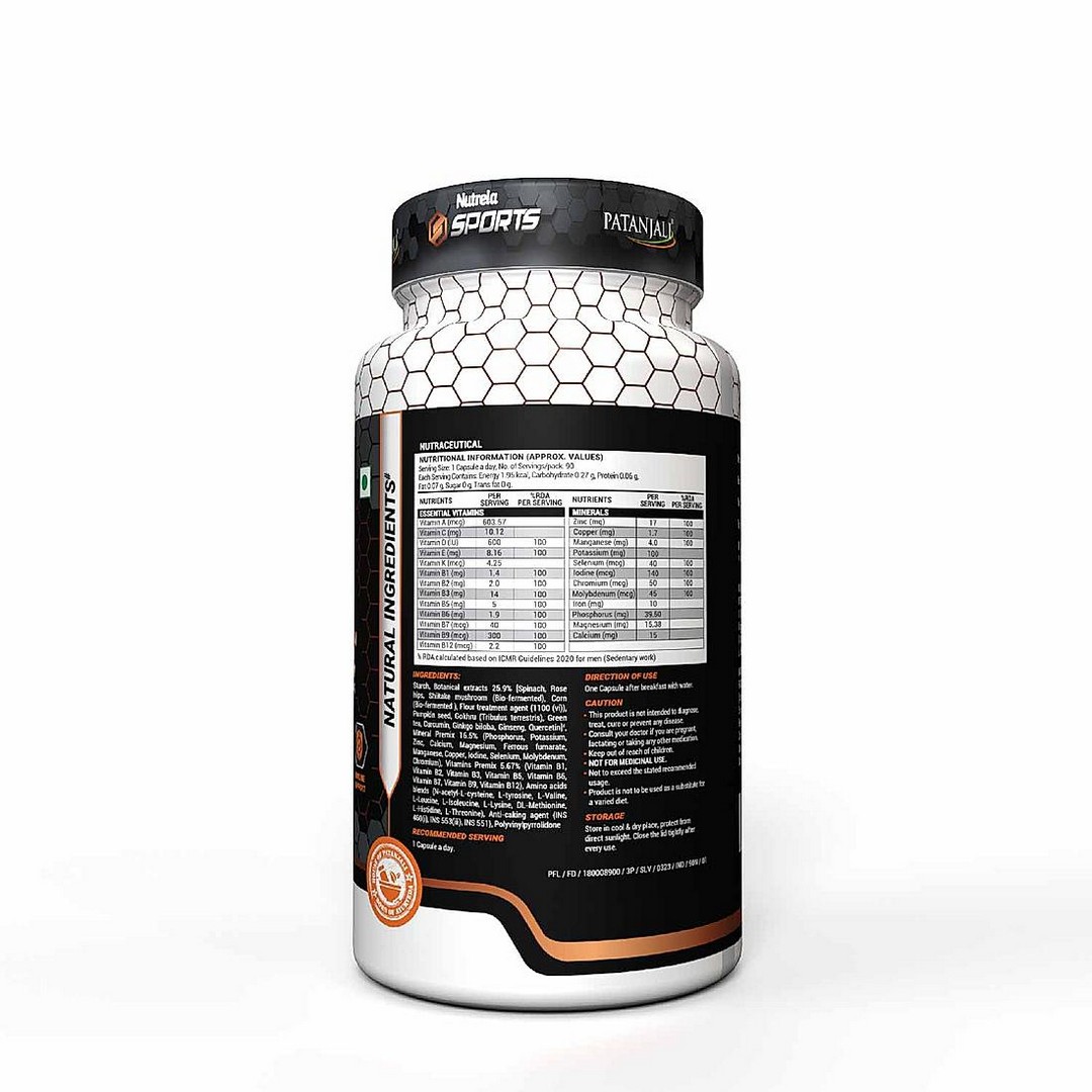 Patanjali Nutrela Sports Daily Active (90 Capsule)