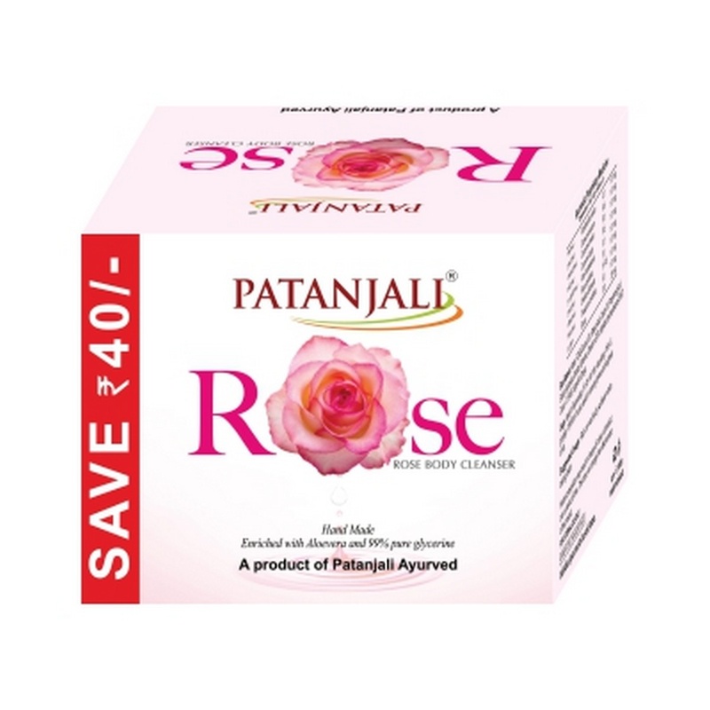 Patanjali Rose Body Cleanser (125gram)
