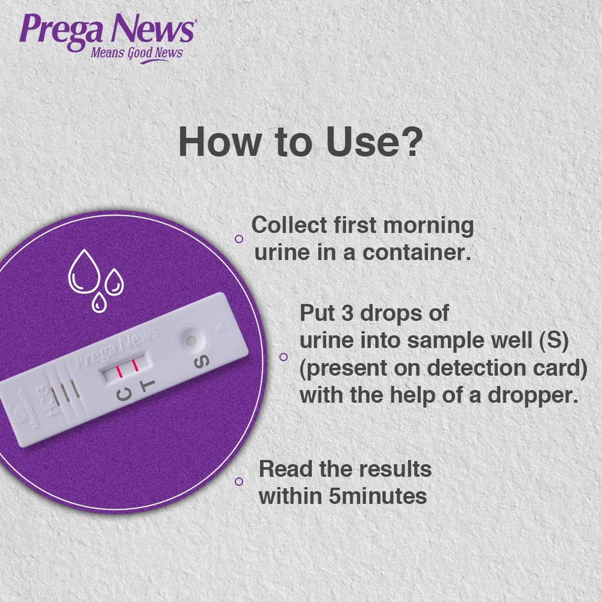 Prega News HCG Pregnancy Test KitÂ (Pack of 3)