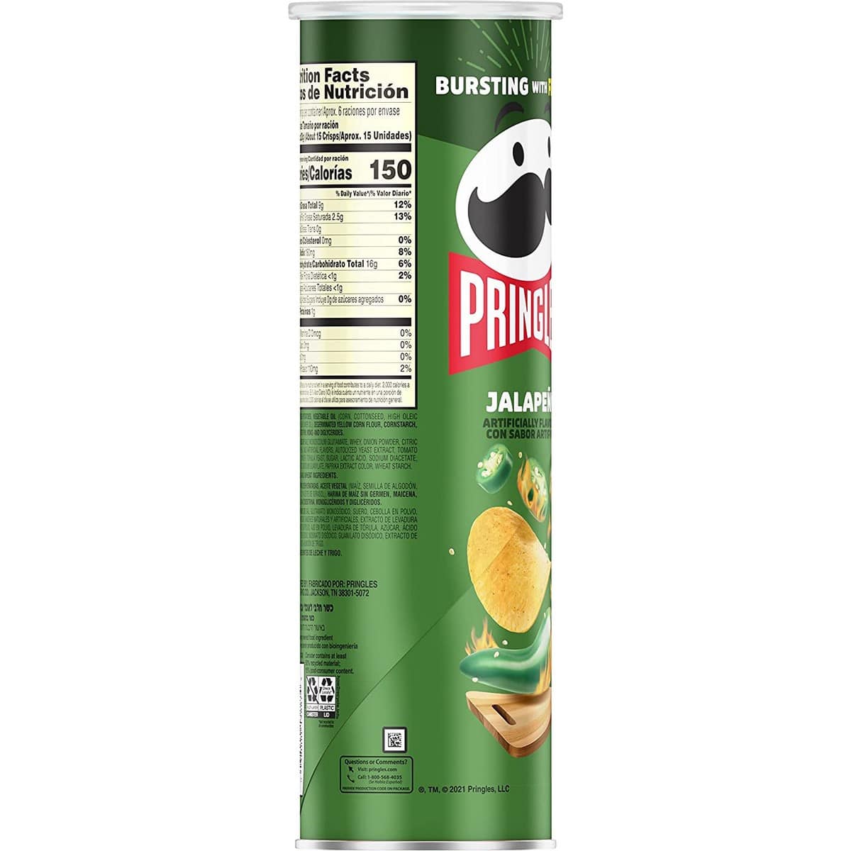 Pringles Jalapeno Potato Crisps (158 gm)