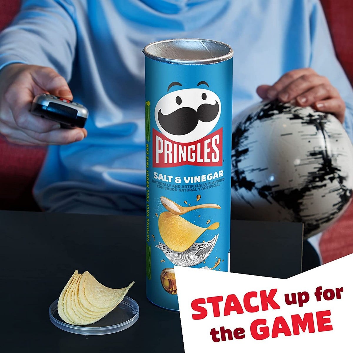 Pringles Salt & Vinegar Flavored Potato Crisps (158 gm)