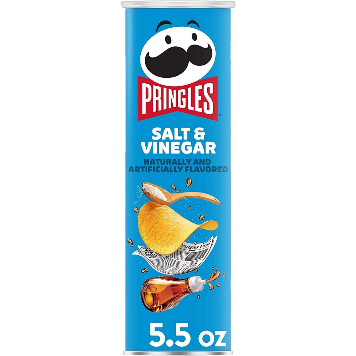 Pringles Salt & Vinegar Flavored Potato Crisps (158 gm)