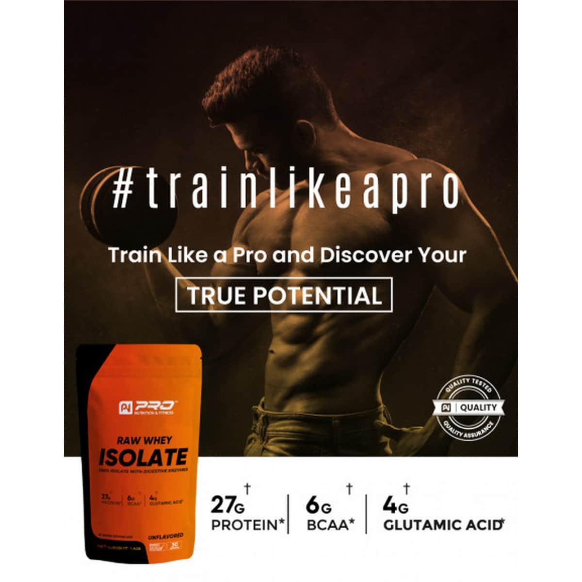 Pro Nutrition Raw Whey Isolate (1 kg)