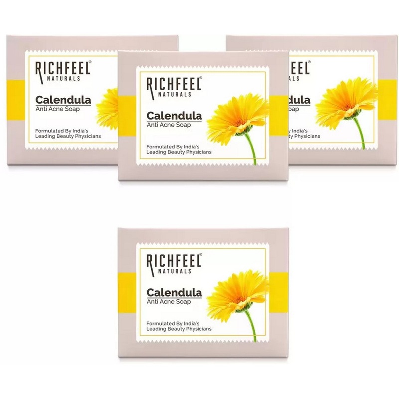 RICHFEEL Calendula Anti Acne Soap (Buy 3 Get 1 Free)Â Â 