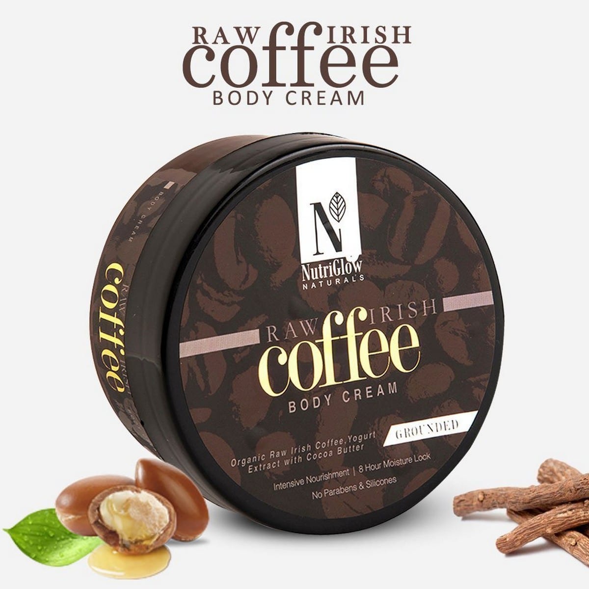Nutriglow Raw Irish Coffee Body Cream (200 gm)