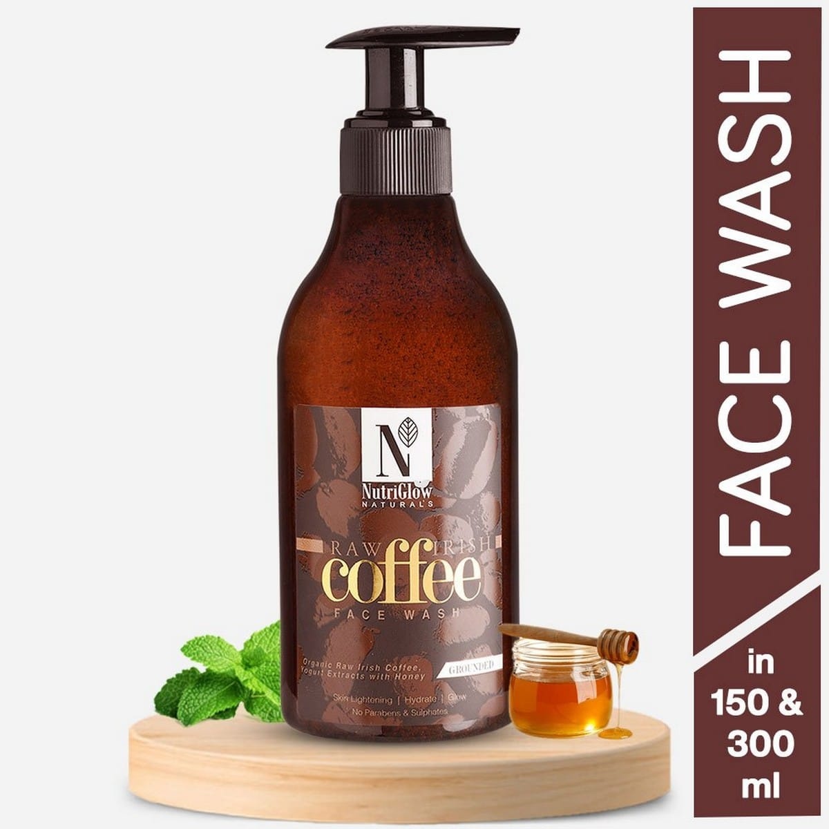 Nutriglow Raw Irish Coffee Face Wash (300 ml)