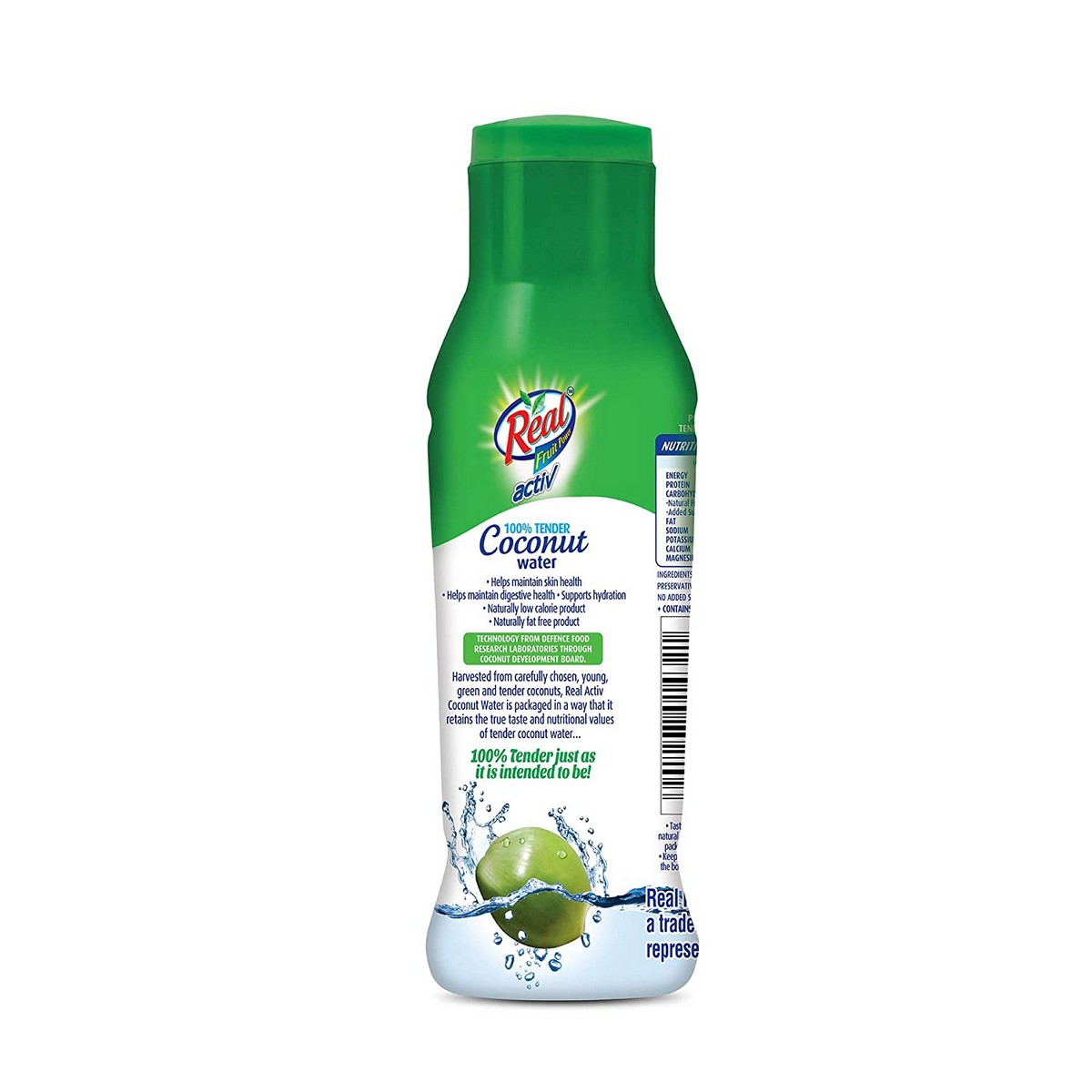 Dabur Real Active 100% Tender Coconut Water (200ml Pack of 6)