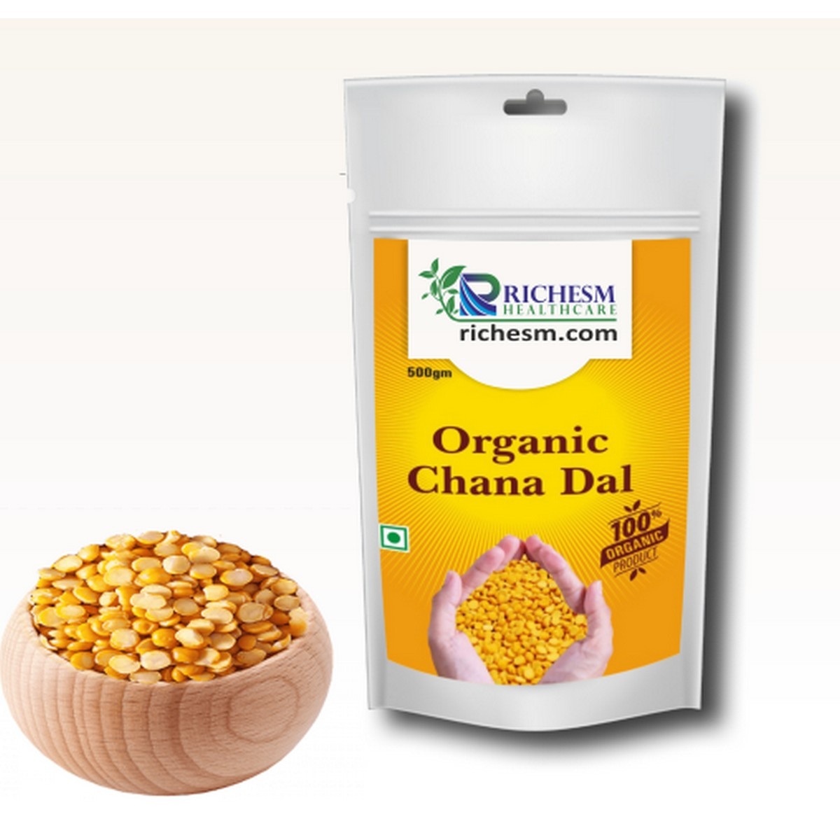 Richesm Healthcare Chana Dal (500 Gm)
