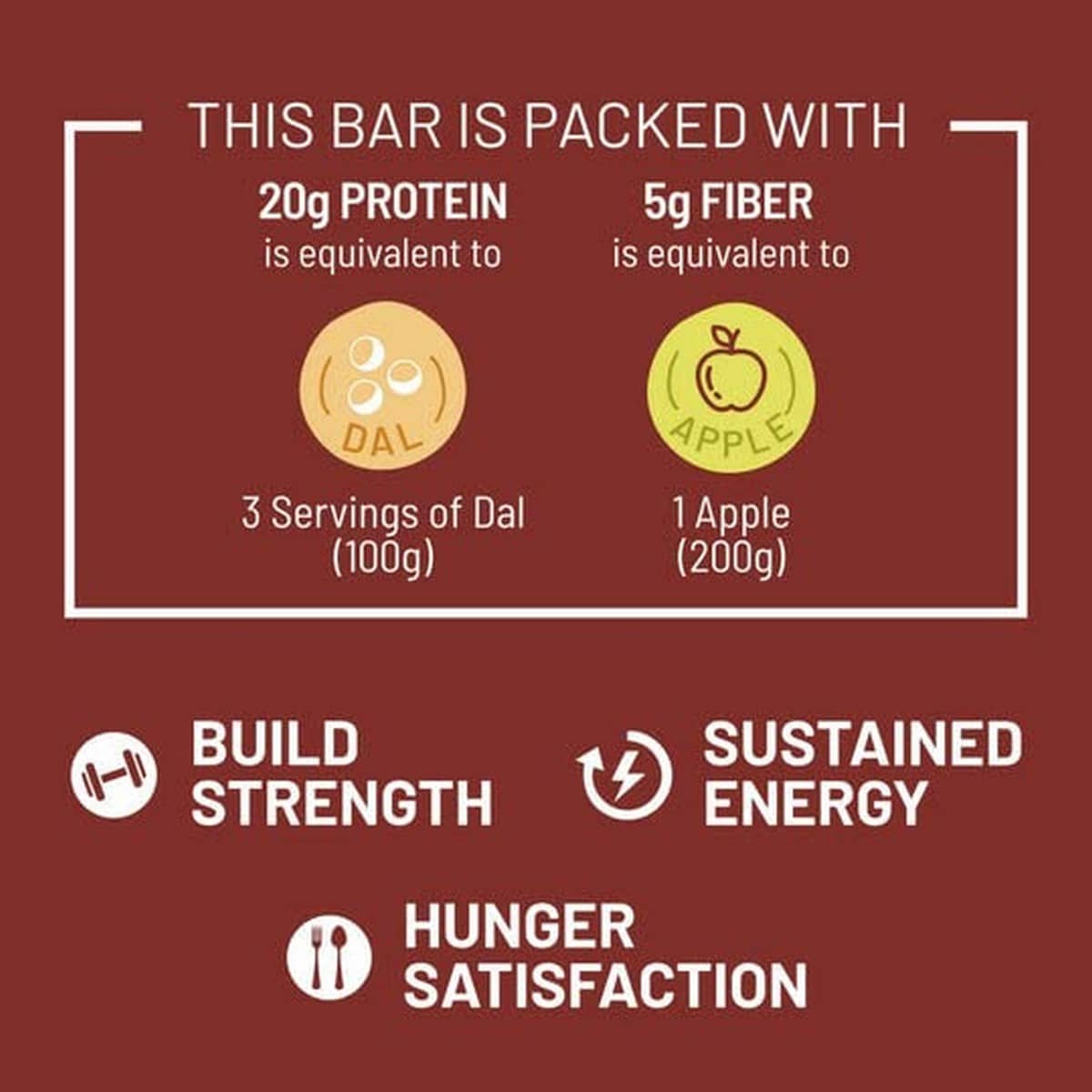 RiteBite Max Protein Active Choco Fudge Protein Bars, Pack of 6 (50 Gm Each)