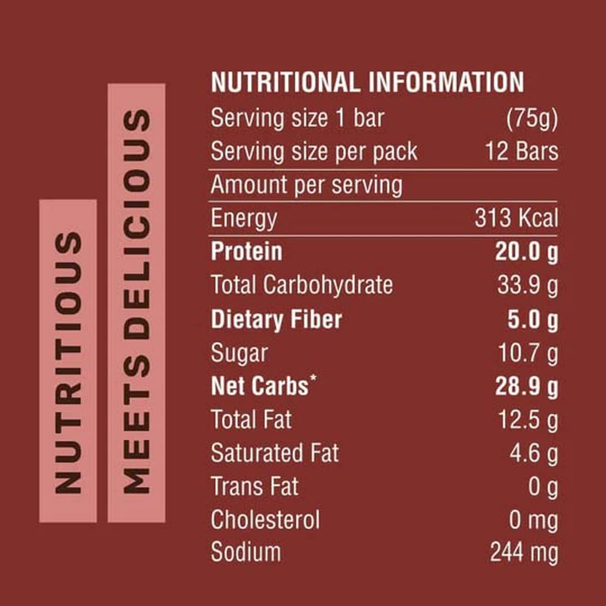 RiteBite Max Protein Active Choco Fudge Protein Bars, Pack of 6 (50 Gm Each)
