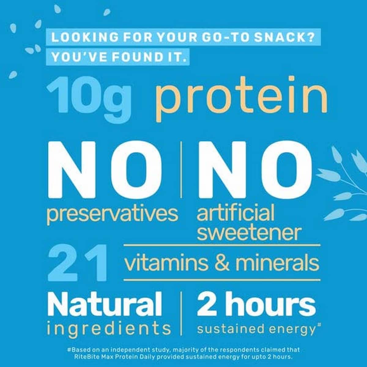 RiteBite Max Protein Daily Choco Classic Bar, Pack of 6 (50 Gm Each)