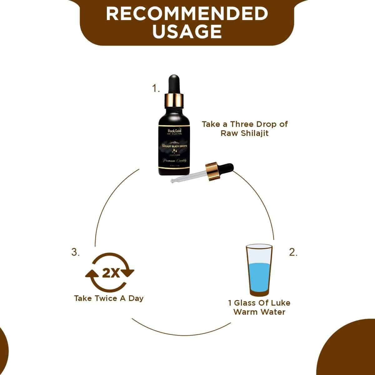 Rock Gold Shilajit Liquid Form (30 ml)