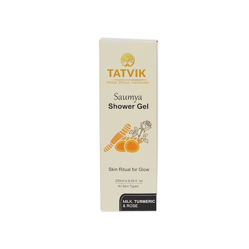 Tatvik Saumya Shower Gel Milk, Turmeric & Rose (250ml)