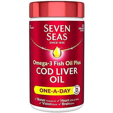 Seven Seas Simply Timeless Omega-3 Fish Oil (60 Capsules)