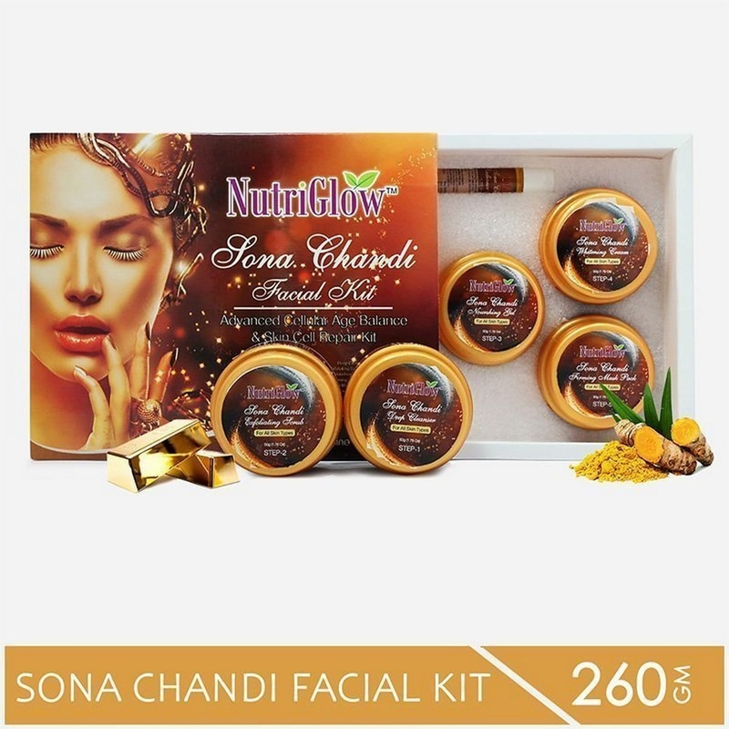 Nutriglow Sona Chandi Facial Kit (260 gm)