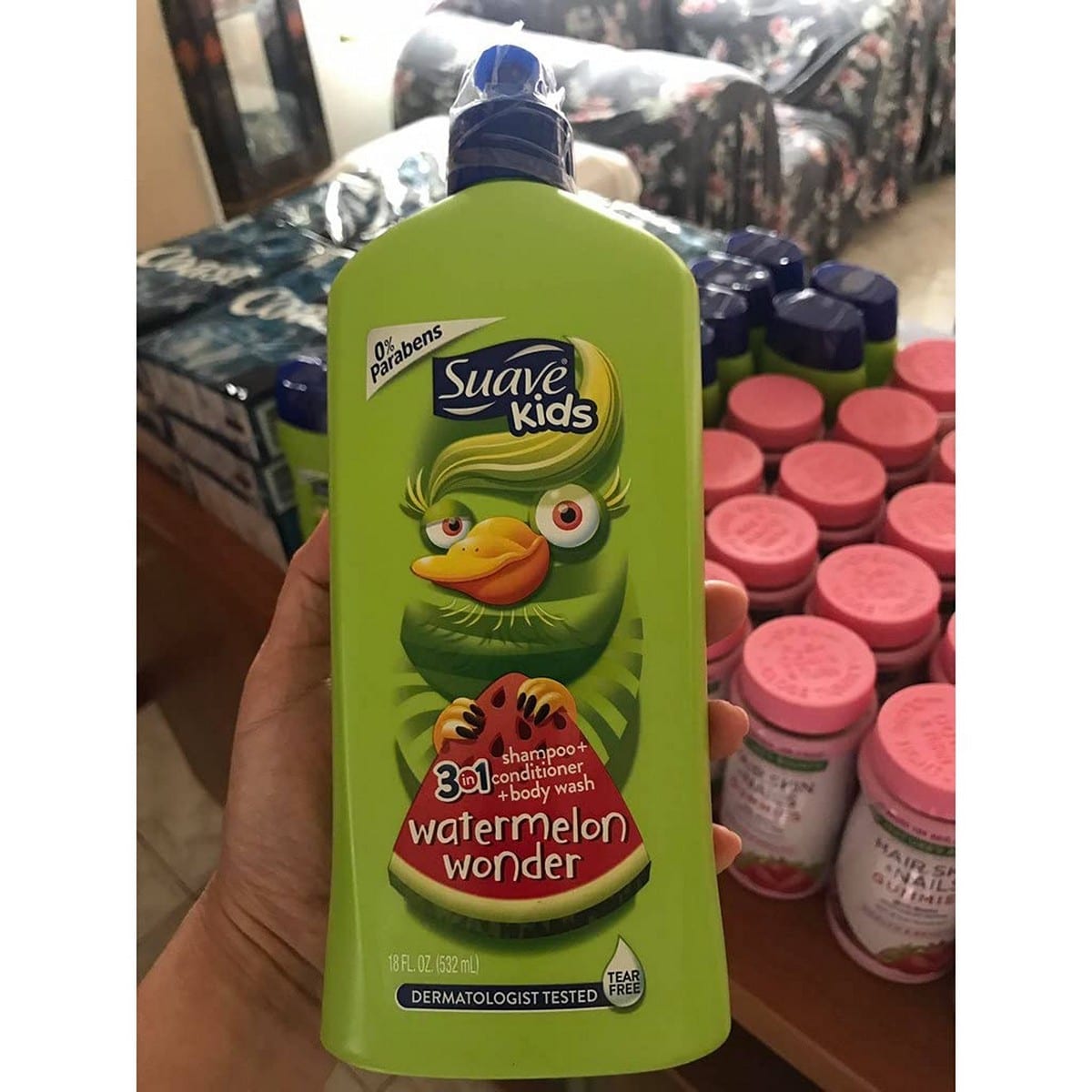 Suave Kids Strawberry Blast Shampoo And Conditioner (532 ml)