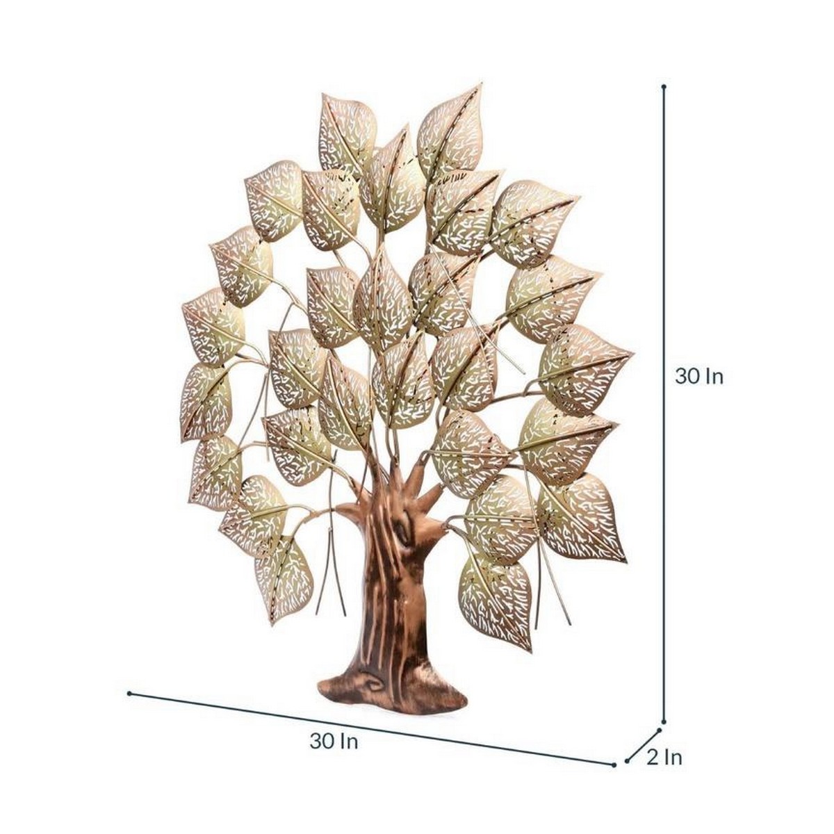 LED Light of Tamrind Leaf Tree Wall Decor