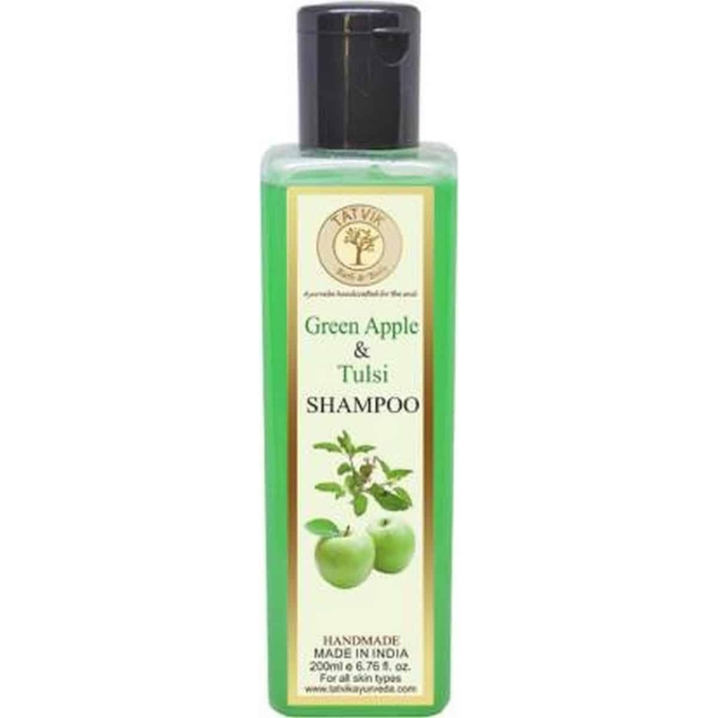 Tatvik Bath & Body Tulsi & Green Apple ShampooÂ (200 ml)