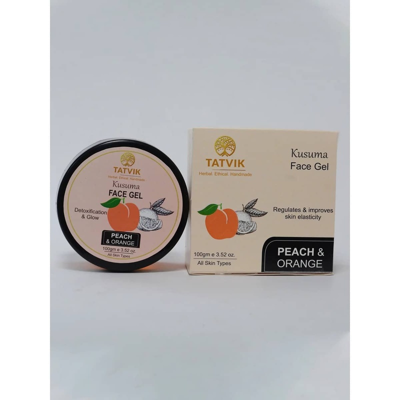 Tatvik Kusuma Face Gel Peach and Orange (100 gm)