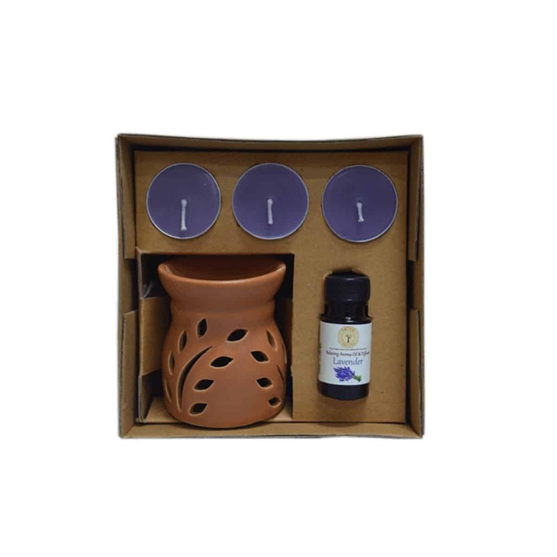 Tatvik Lavender Aromatic Oil Diffuser For Relaxation (15 ml)