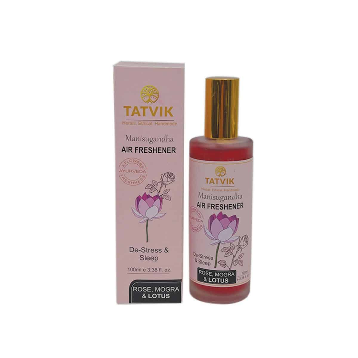 Tatvik Manisugandha Air Freshener Rose, Mogra and Lotus (100 ml)