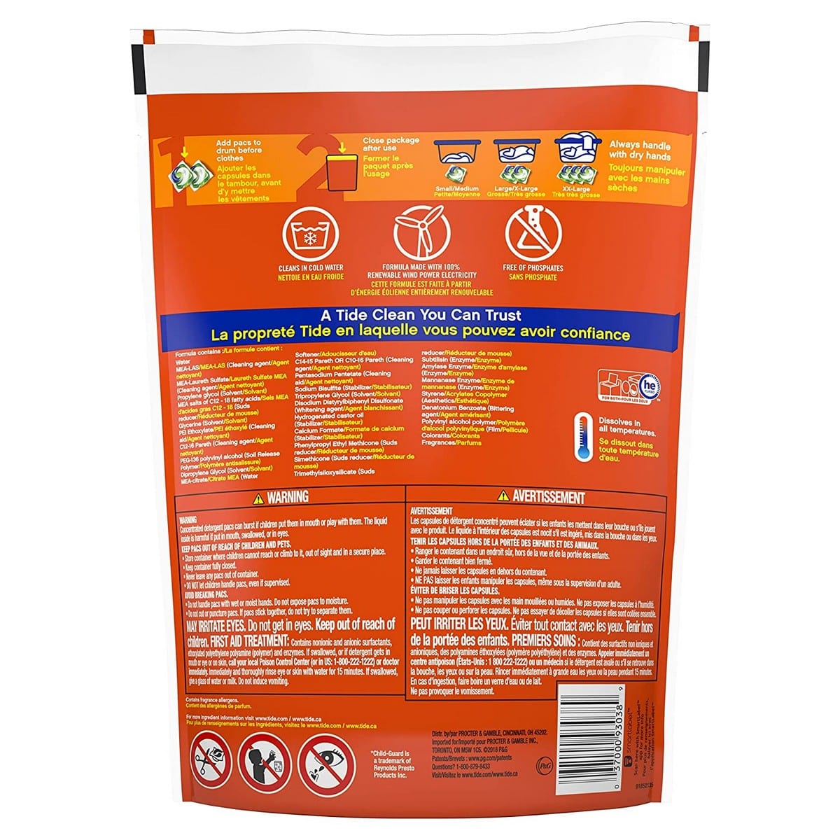 Tide Pods Original Detergent 35 Packs (806 grams)
