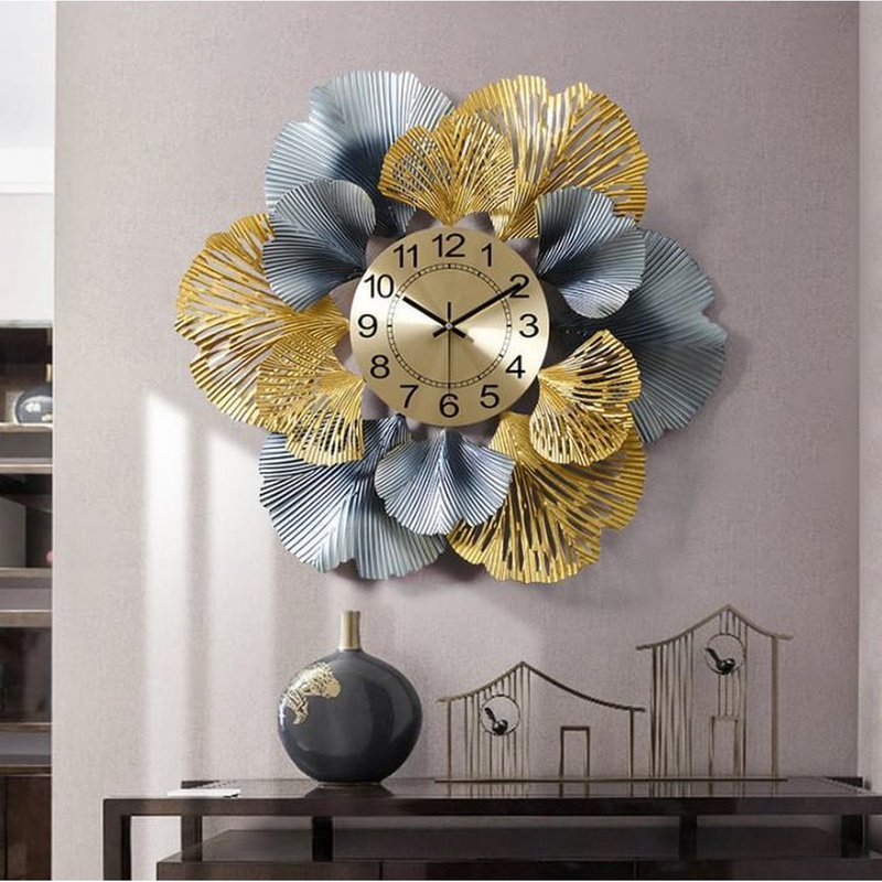 Decorative Iris Wall Mounted Clock