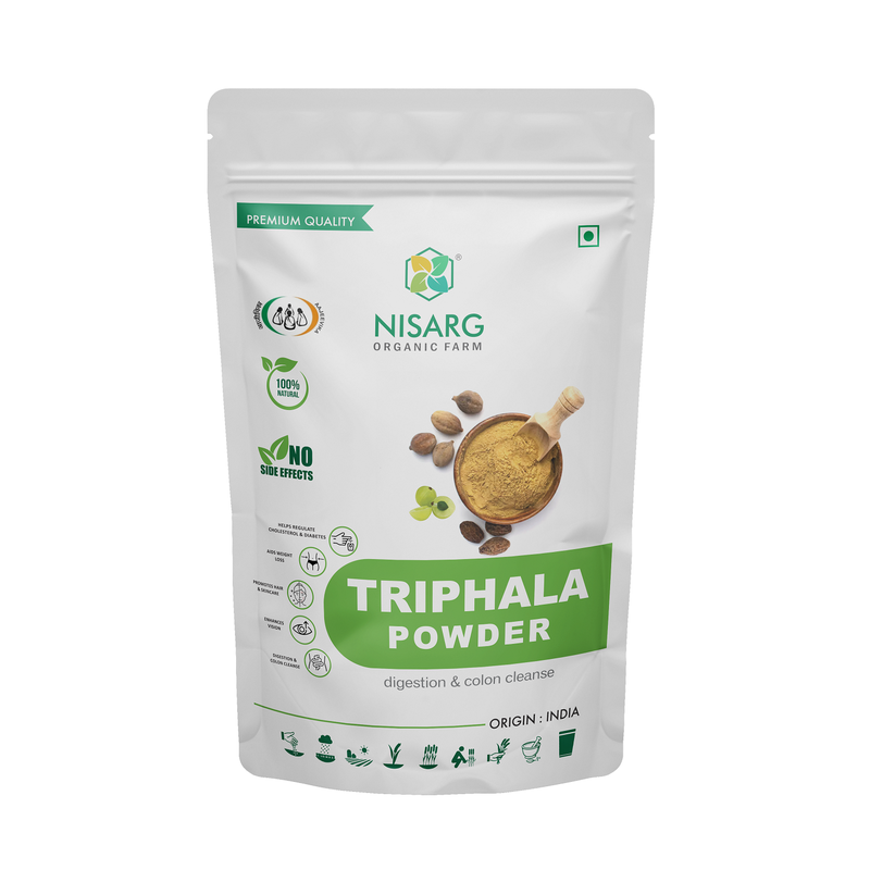 Nisarg Organic Triphala Powder 500GM