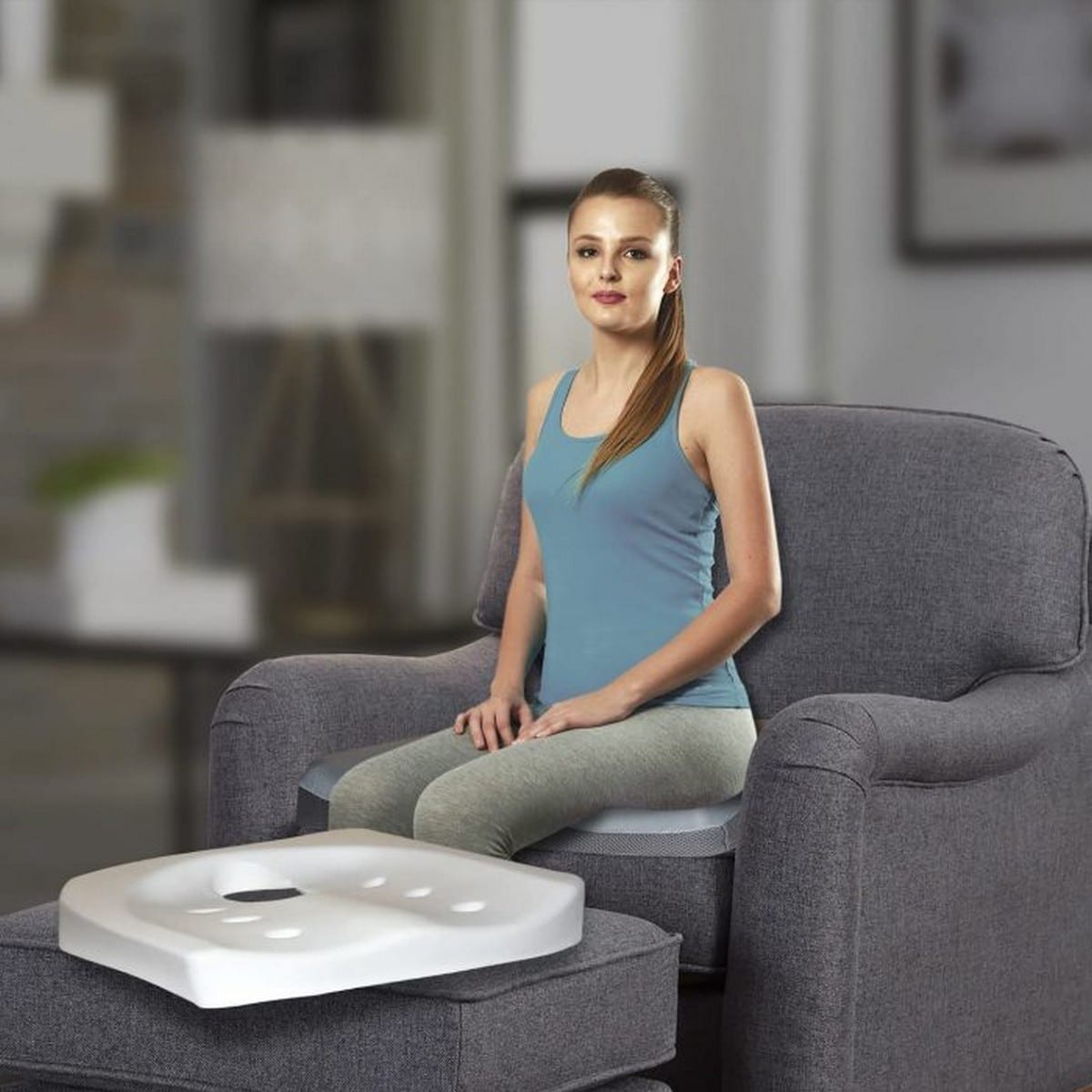 Tynor Coccyx Cushion Seat, Grey (1 Unit)