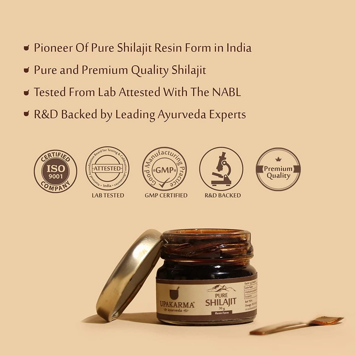 Upakarma Ayurveda Pure And Natural Shilajit (30 gm)