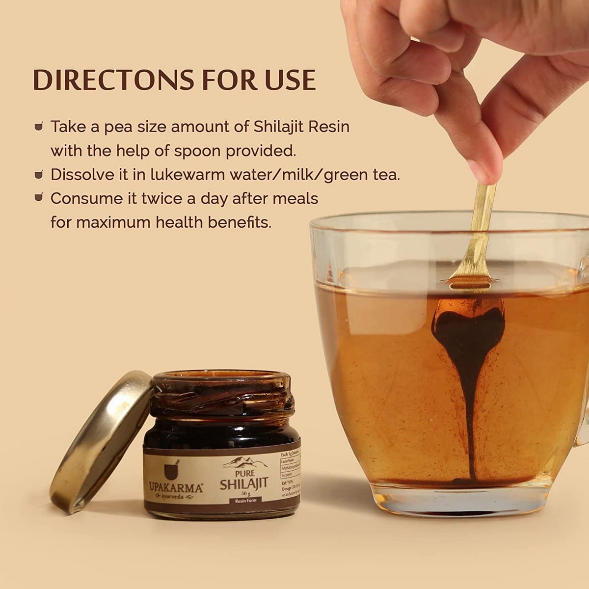 Upakarma Ayurveda Pure And Natural Shilajit (30 gm)