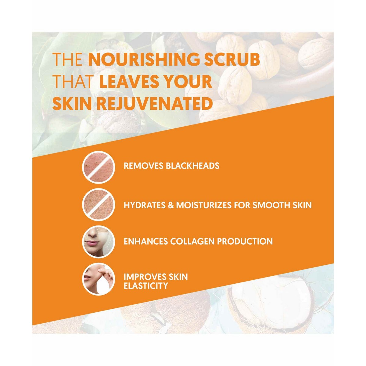 VLCC Walnut & Coconut Revitalizing Scrub 90 gm