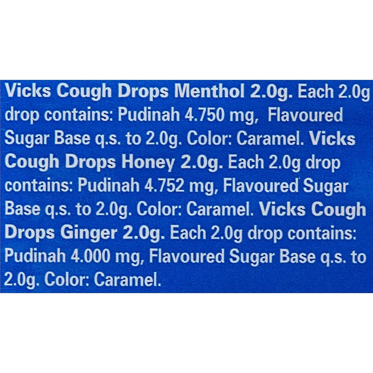 Vicks Cough Drops - 175 + 15 Count Free (Menthol/Ginger/Honey)