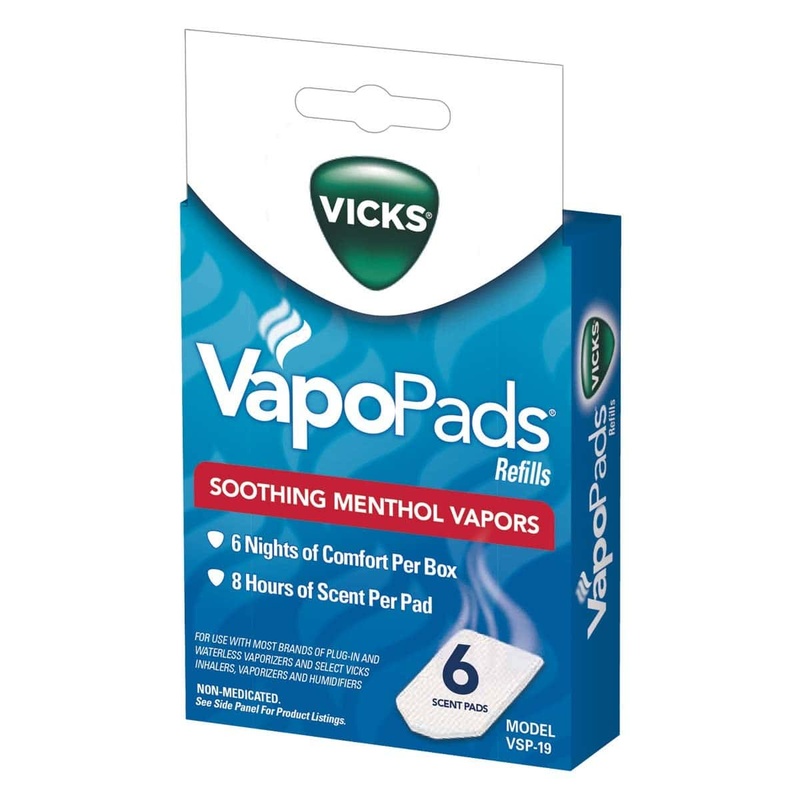 Vicks Vapo Pads Soothing Menthol Vapors