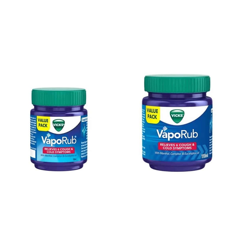 Vicks Vaporub (50 ml) & Vicks Vapo Rub Maha Saver Pack (110 ml)