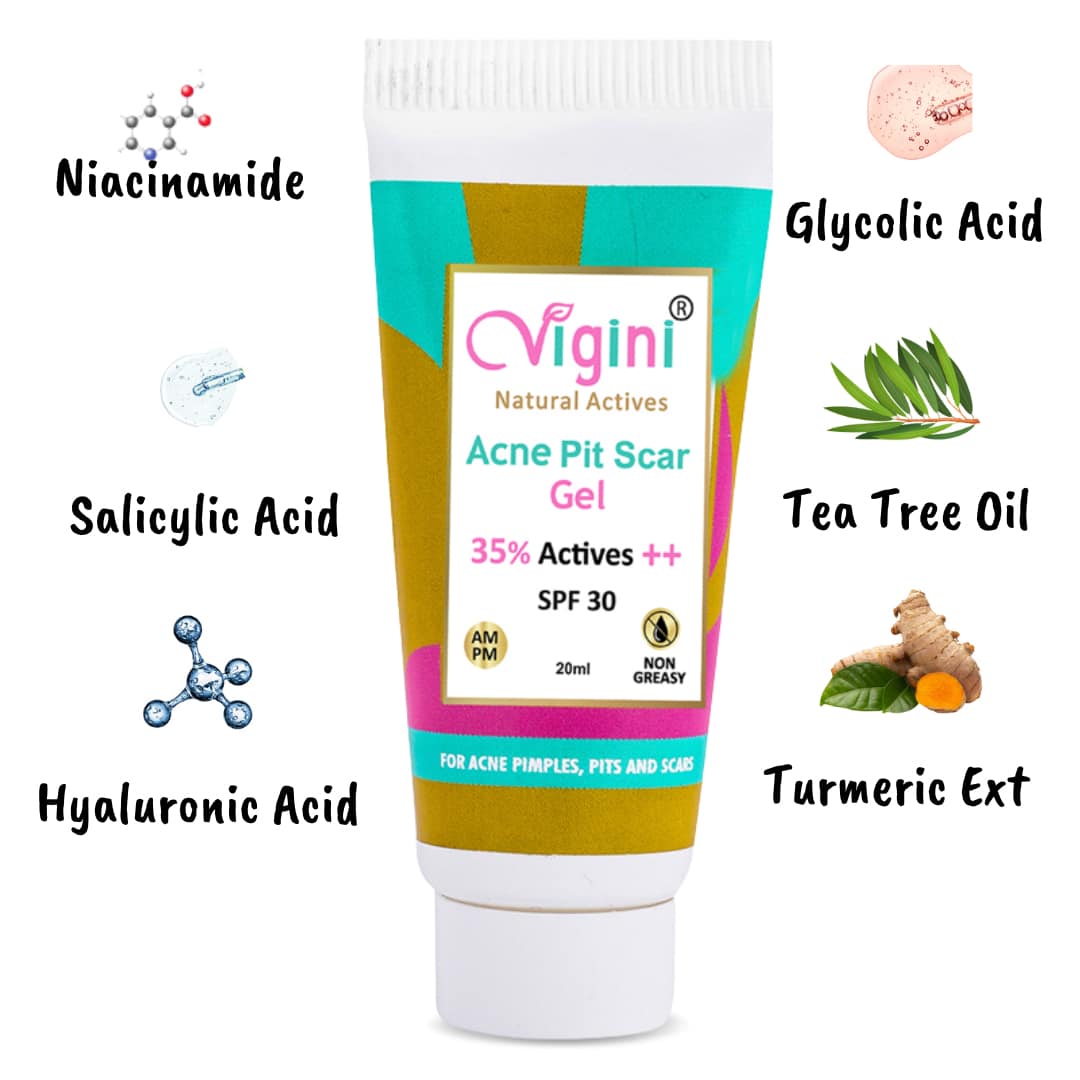 Vigini 35% Actives Anti Acne Pits & Scars Gel (20 ml)
