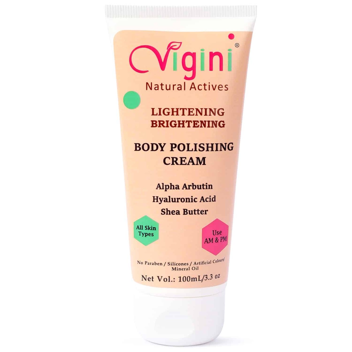 Vigini Skin Whitening Lightening Body Polishing cream (100 ml)