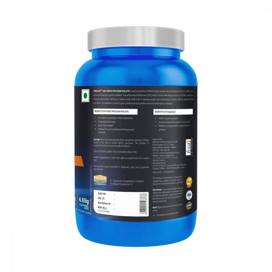 Onelife Whey Protein Isolate Microfiltered (1Kg)