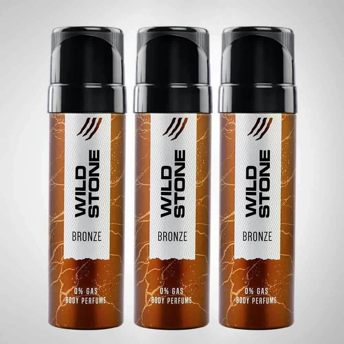 Wild Stone Code Platinum No Gas Body Perfume For Men, Pack of 3 (120ml Each)