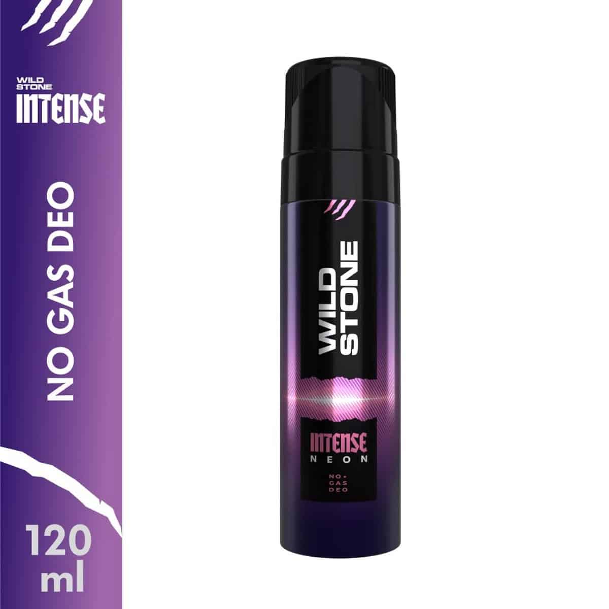 Wild Stone Intense Neon And Ocean No Gas Deodorants For Men Pack of 2 (120ml each)
